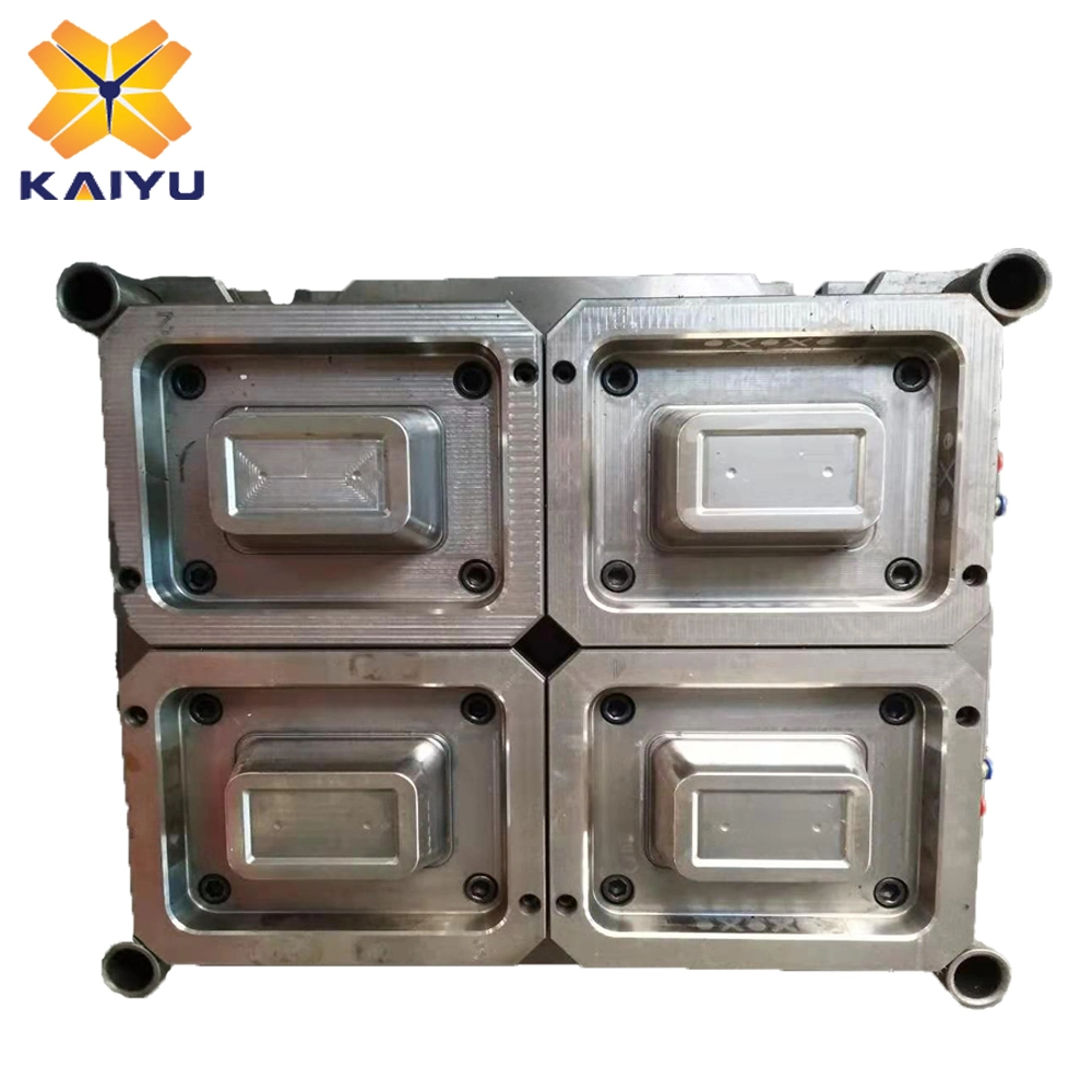 Square Plastic Thin Wall Food Container Lunch Packing Box Injection Mould