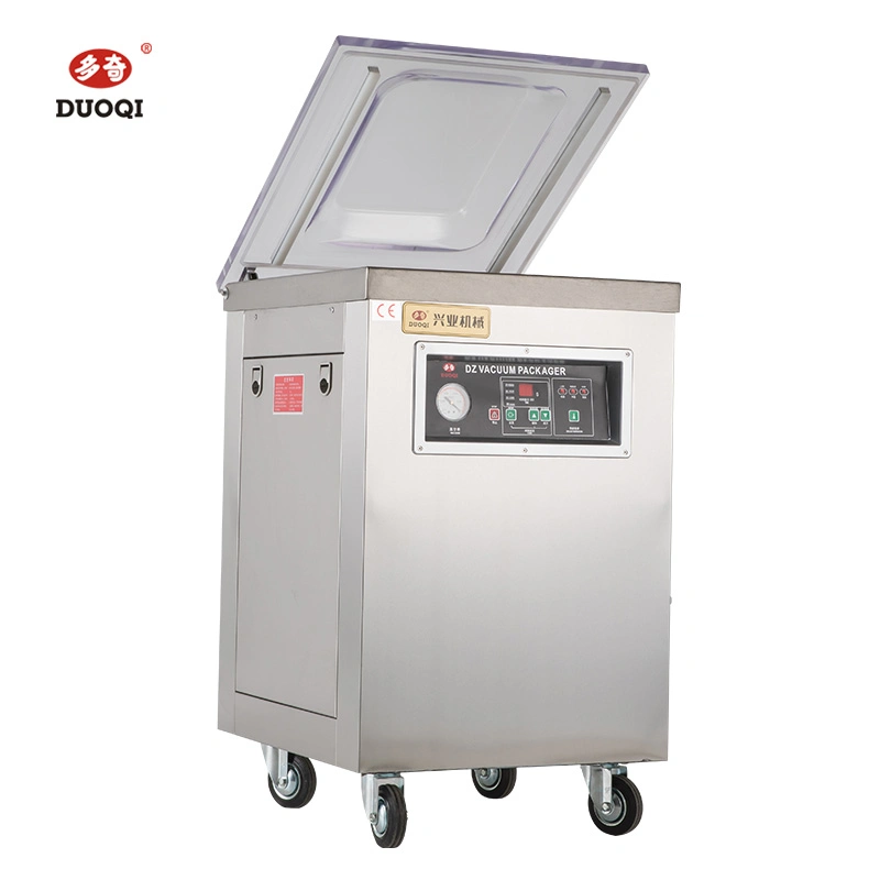 Duoqi Dz-500 Single Chamber Vacuum Sealer Stainless Steel (304) Packaging Machine for Food Seafood