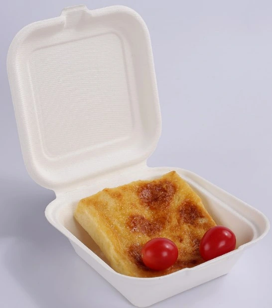 Kraft Rectangular Lunch Box Light Food Takeaway Disposable Lunch Box