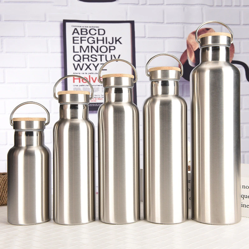 Double Wall 304 Stainless Steel Insulated Vacuum Thermos Sports Water Bottle