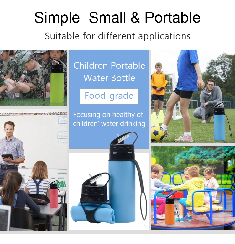 Eco-Friendly Silicon Bottle Sport Foldable Water Bottles