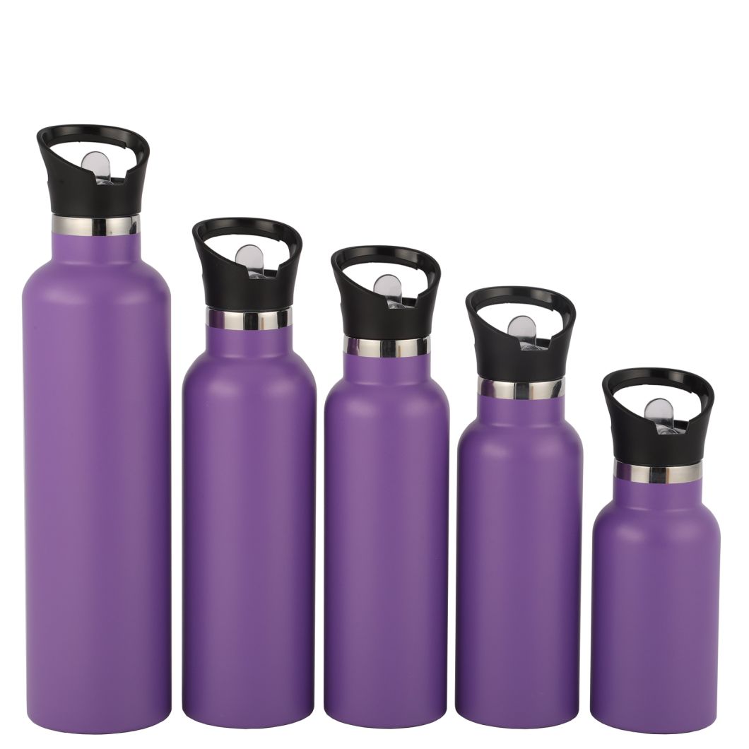 Best Vacuum Insulated Stainless Steel Water Bottle 500ml 25oz/750ml Insulated Water Sports Bottle