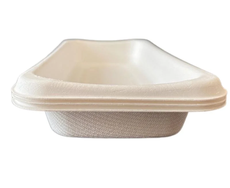 Biodegradable Container Food Takeaway Packaging Compartment Paper Lunch Box