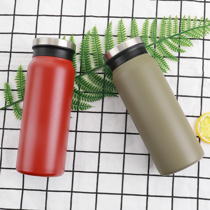 Coffee Cup Thermos Flask Leakproof vacuum Insulated Stainless Steel Flask