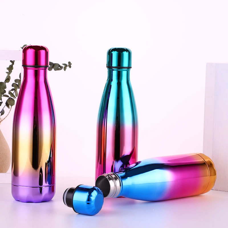 500ml Stainless Steel Thermos Glass Sport Flask Vacuum Kettle Double Wall Water Bottle