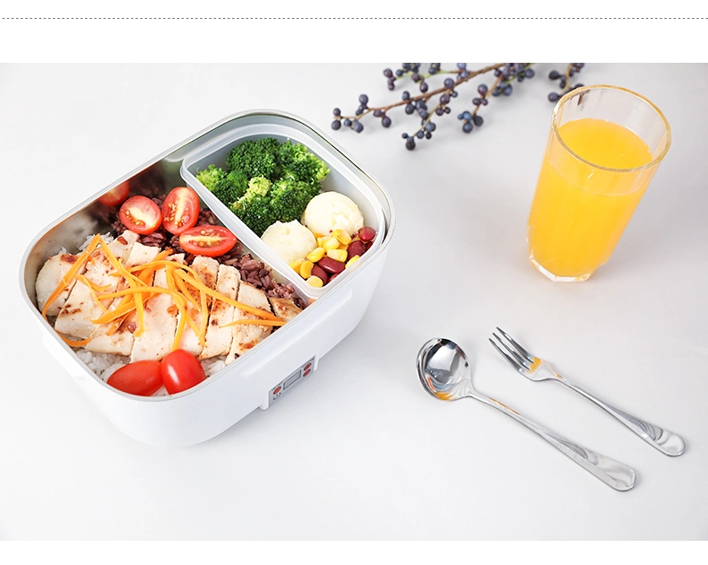 Hot Selling Home Use Stainless Steel Inner Material Electric Heated Lunch Box