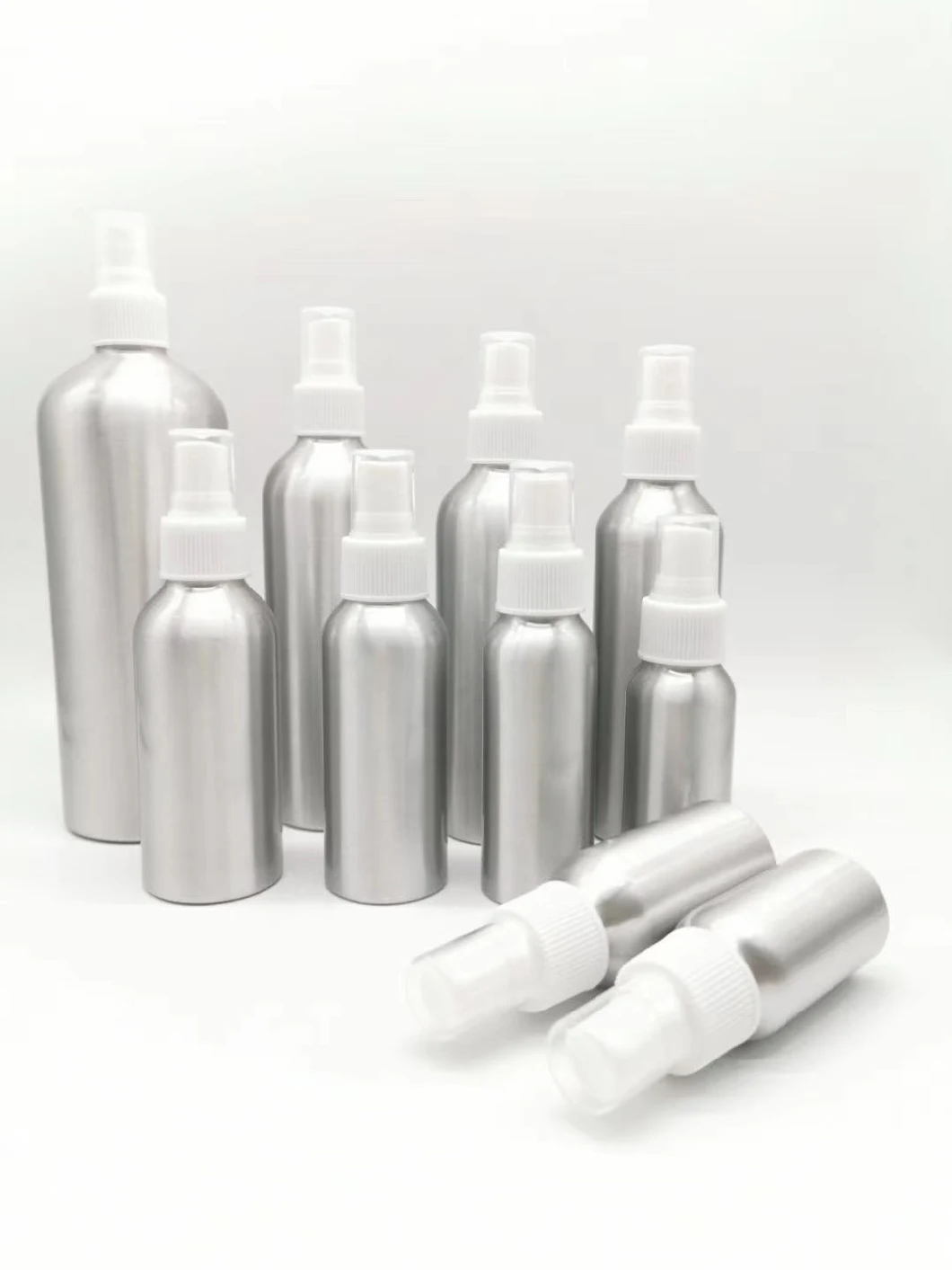 Eco-Friendly Cosmetics Aluminum Bottle Custom Logo Spray Aluminum Bottles 100ml-1000ml