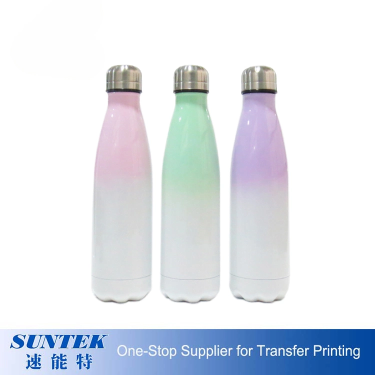 500ml 750ml Wholesales Sublimation Stainless Steel Sport Water Bottle Cola Shape Cola Water Bottle Flask China