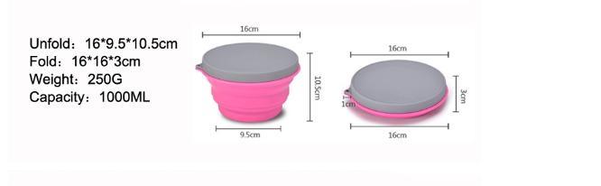 Wholesale Eco Friendly Air Tight Tiffin Lunch Box Set for Kids Collapsible Takeaway Silicone Food Container