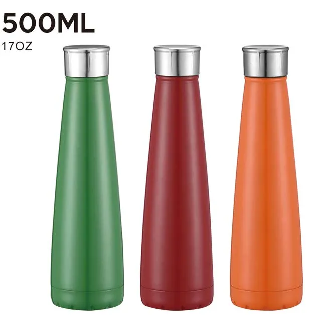 Insulated Stainless Steel Water Bottle 450ml & 500ml New Style