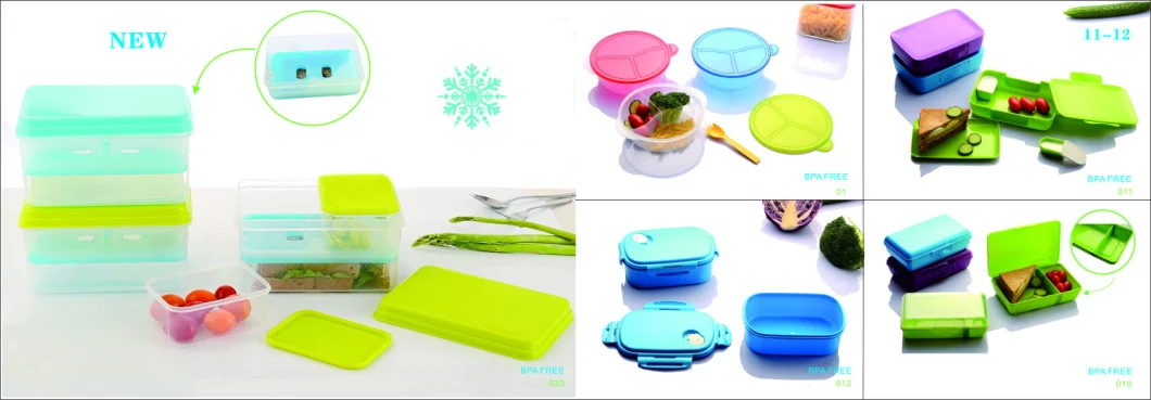 Fashion Take Away Plastic Lunch Box Leakproof Chinese Professional Supplier