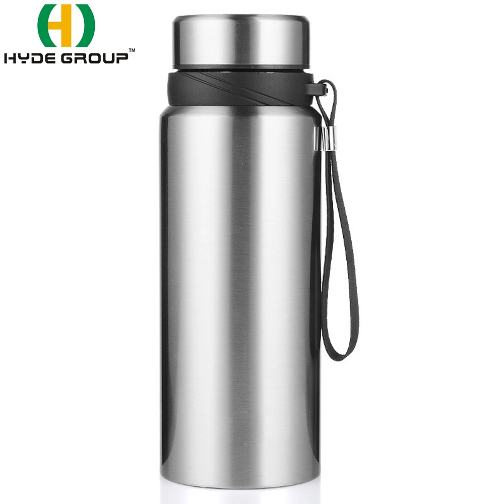 750ml Custom Travel Double Wall Vacuum Drinking Insulated Sport 304 Stainless Steel Water Bottle with Handle