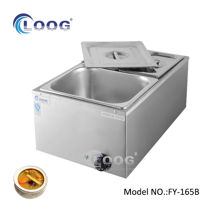 Stainless Steel Food Bain Marie Commercial Buffet Insulation Deep Soup Stove Food Warmer Machine Electric Food Warmer for Kitchen Appliance