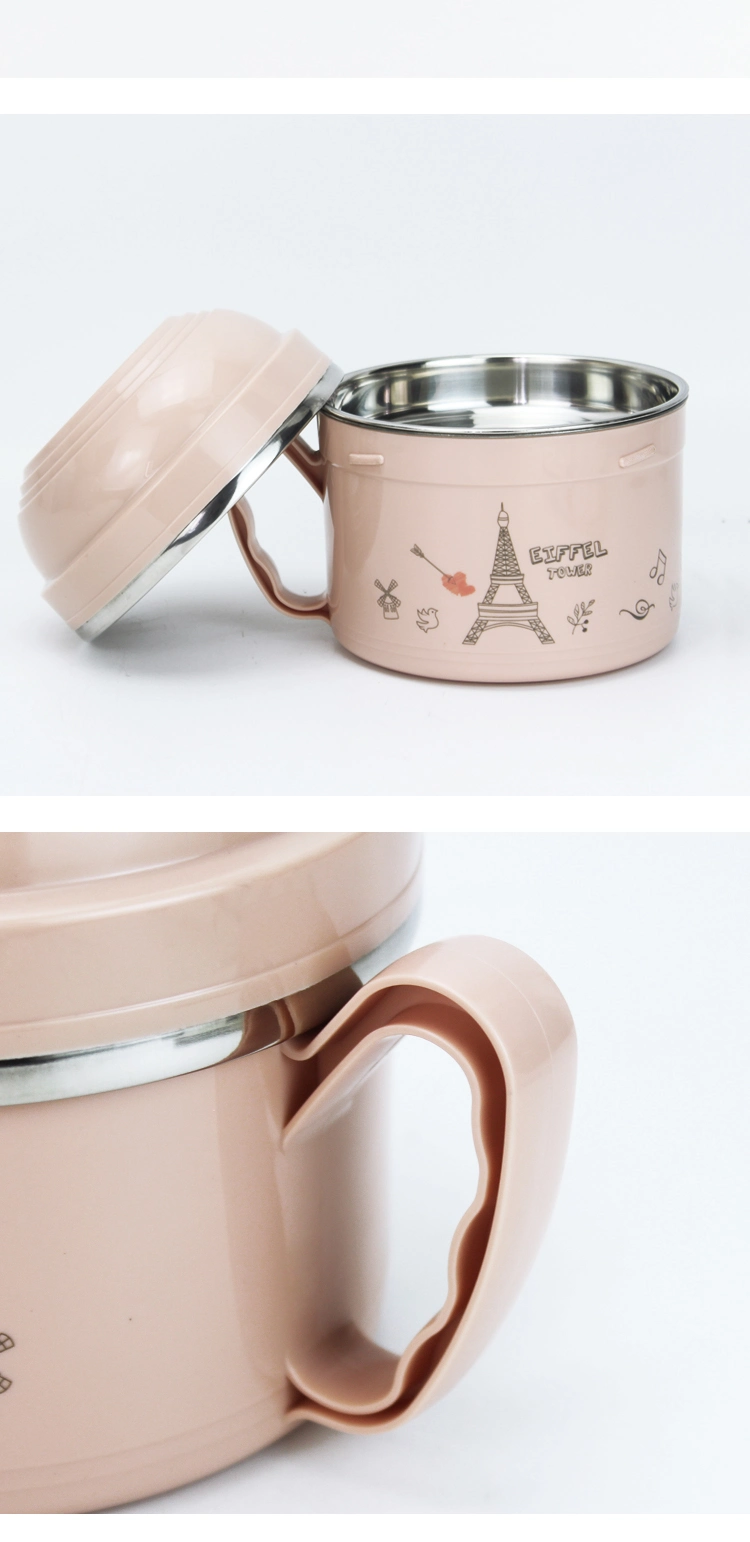 Stainless Steel Take Away Soup and Noodle Bowl Portable Food Container