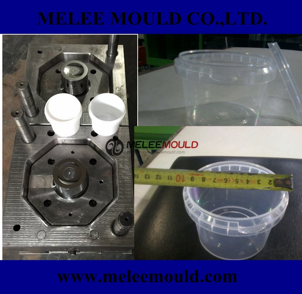 Professional Plastic Injection 4cavities Thin Wall Food Container Injection Moulding, Iml Mould (MELEE MOULD-365)