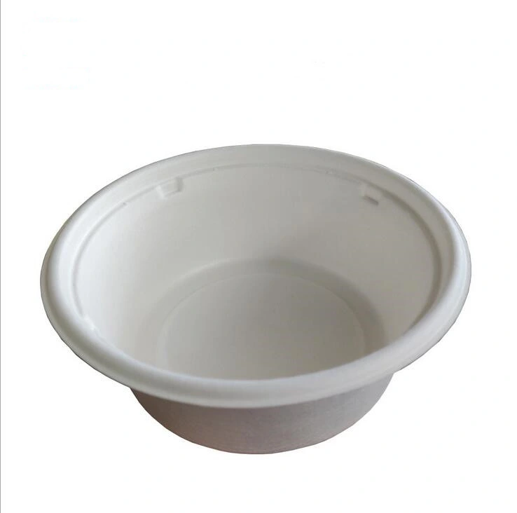 Biodegradable Bamboo Pulp Lunch Box Salad Bowl Food Container Bamboo Bowl with Lid Bamboo Bento