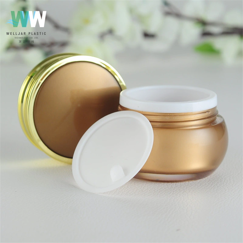 15ml Acrylic Cosmetic Packaging Container Empty Plastic Double Wall Jar