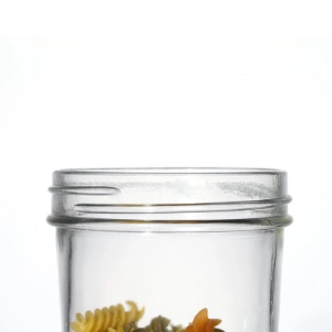 Hot Sale Clear Flint High Quality Metal Lids Storage Customize Food Glass Jars Wholesale
