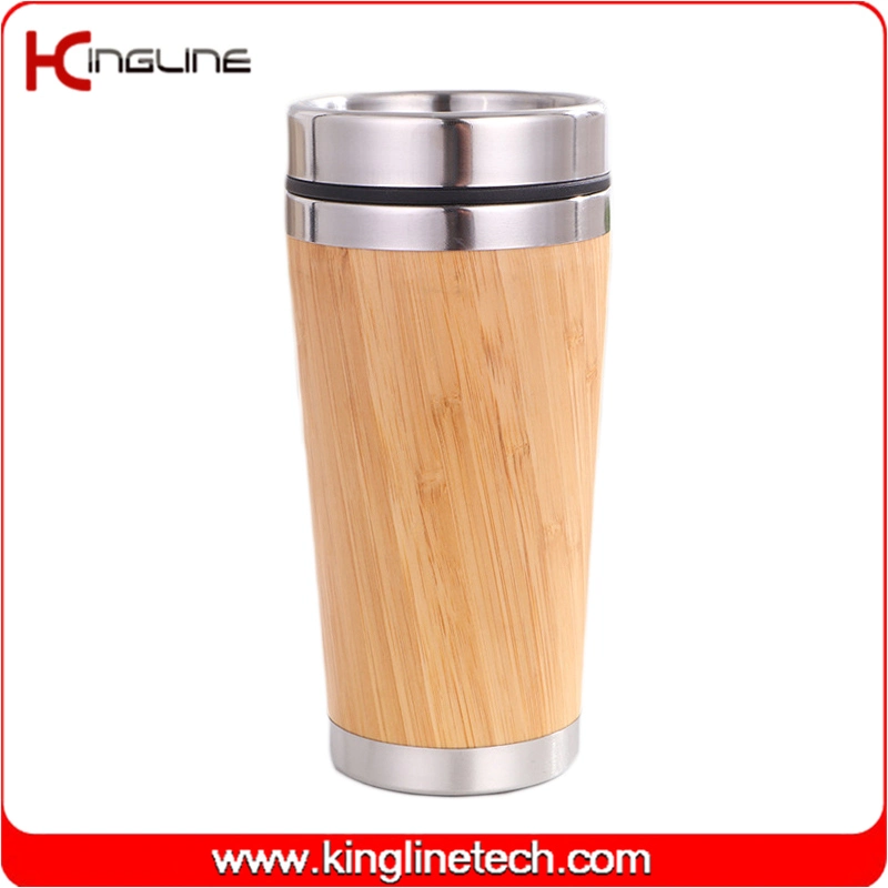 450ml/500ml Bamboo bottle stainless steel water bottle (KL-7245)