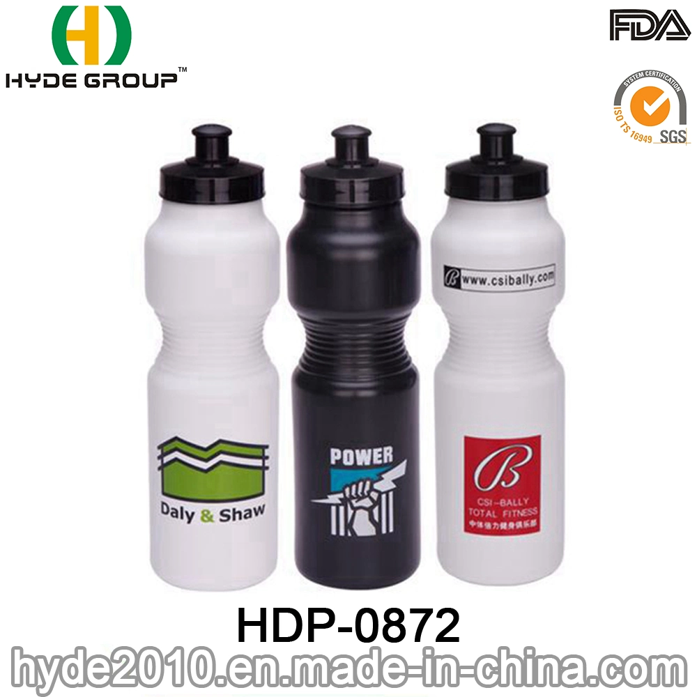 Customized Logo Plastic Sport Bottle PE Water Bottle Sport Water Bottle (HDP-0872)