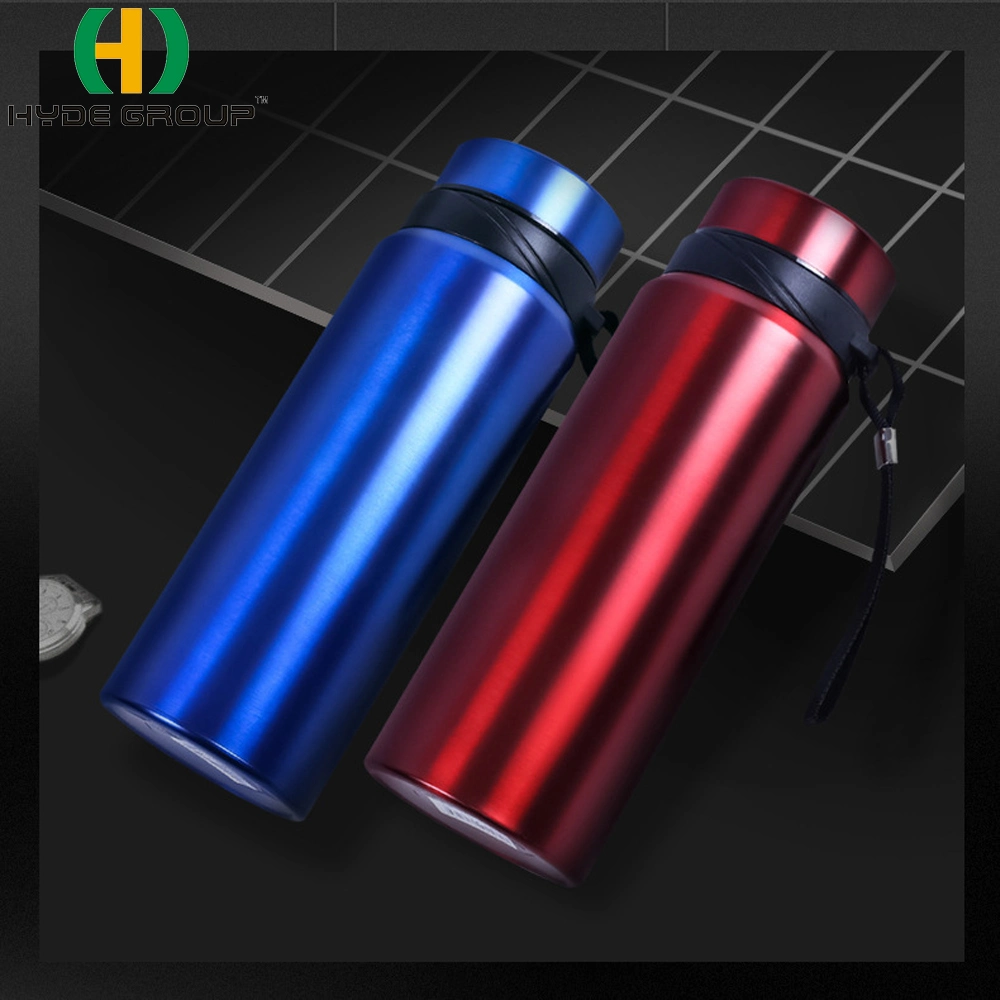750ml Custom Travel Double Wall Vacuum Drinking Insulated Sport 304 Stainless Steel Water Bottle with Handle