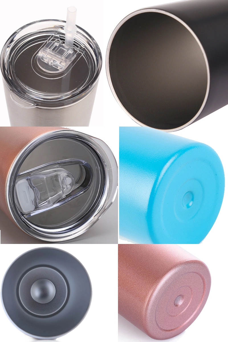 Leakproof Travel Sport High Quality 15oz/20oz/25oz/30oz Thermos Skinny Stainless Steel Tumbler