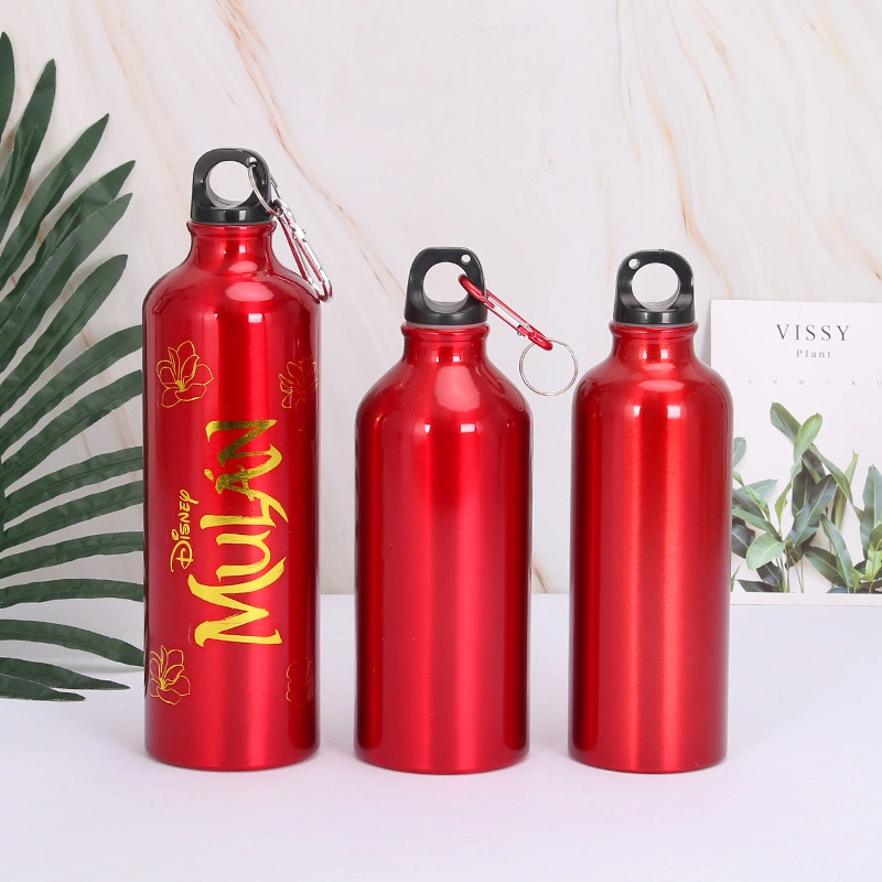 Eco-Friendly Stainless Steel Aluminum Sport Water Bottle with PP Cap for Student Camping