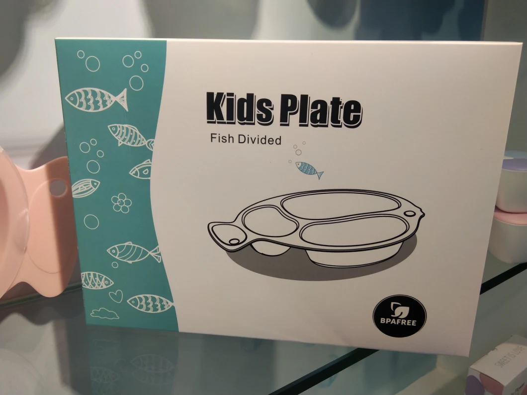 Compartment Divided PP Food Portion Plate for Baby Kids