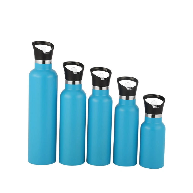 Travel Double Wall Vacuum Jug 17oz 500ml Custom Reusable 304 Stainless Steel Sports Drink Water Bottle