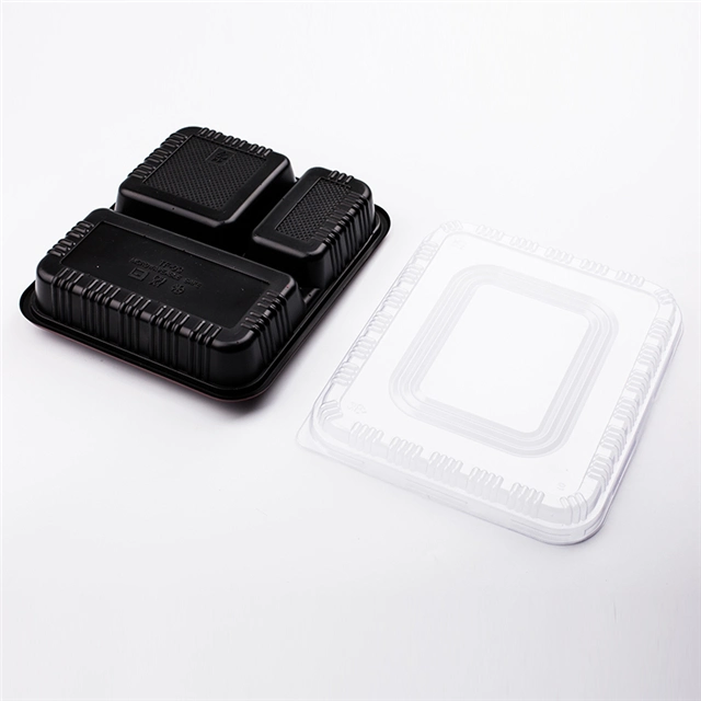 China Wholesale Pet Plastic Take Away Lunch Bento Box Food Plastic Container