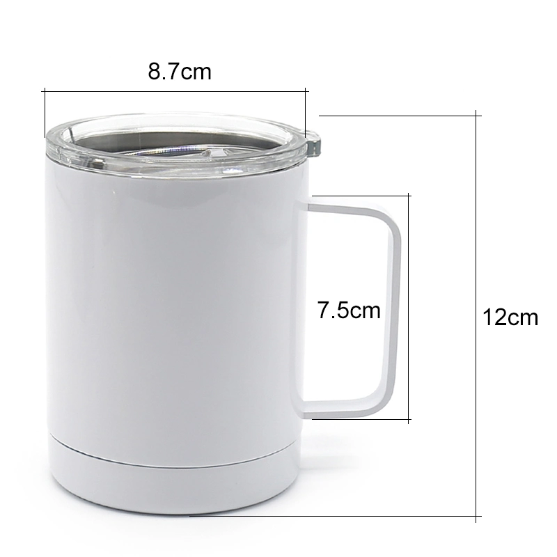 10oz Personalized Design Customized Logo Sublimation Blank Stainless Steel Hot Water Bottle Mug
