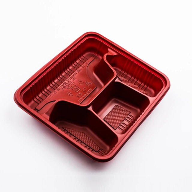 China Wholesale Pet Plastic Take Away Lunch Bento Box Food Plastic Container