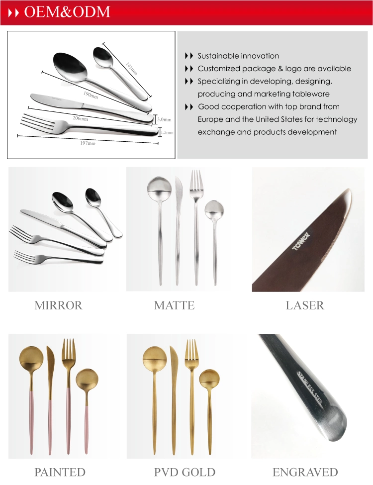 21cm Long Dinnerware Flatware Cutlery Stainless Steel Dinner Fork