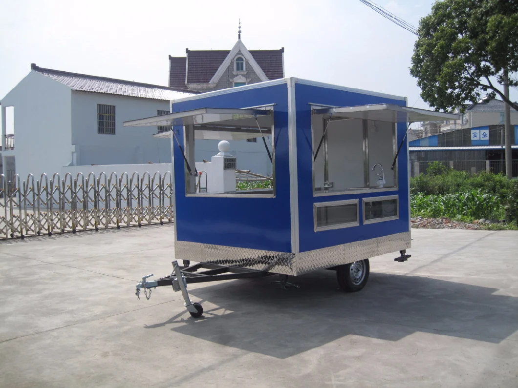 Wholesale High Quality Stainless Steel Food Bus Ice Cream Food Carts