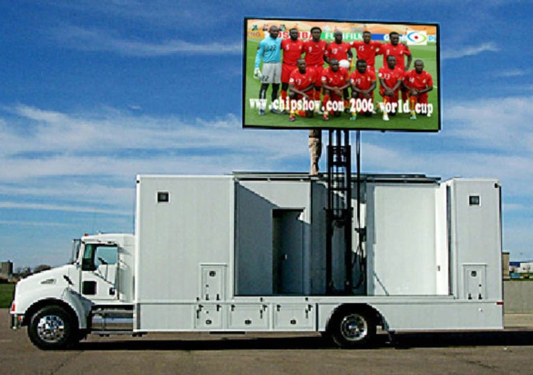 P10 High Brightness and Clear Image, Full Color Truck Mobile Outdoor LED Display