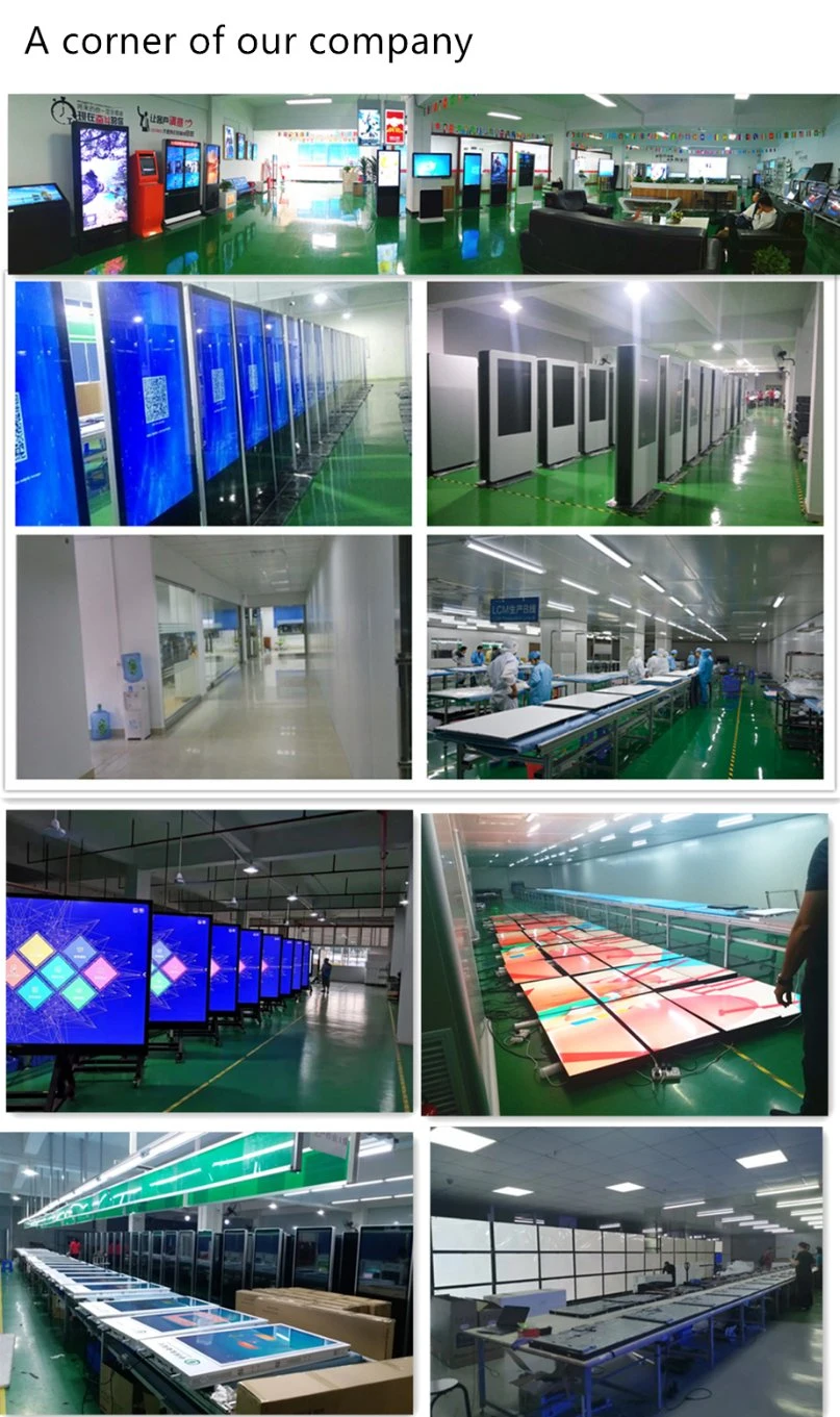 Touch Screen Computer Ad Player 1080P LED Advertising Panel of 43 Inch Touch Screen Advertising Display