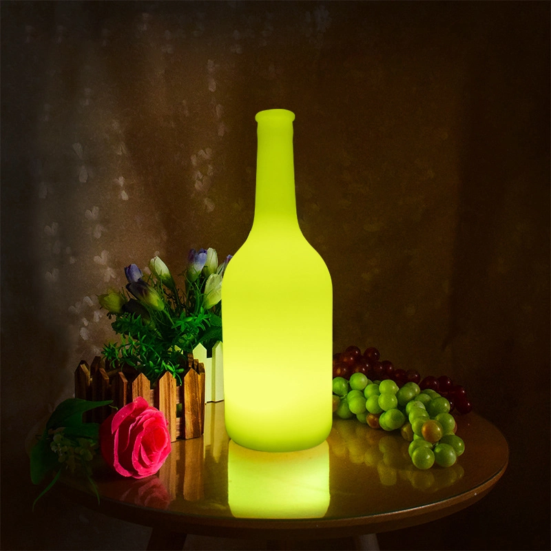 Illuminated LED Advertise PE Plastic Beer Bottle with Customer Logo