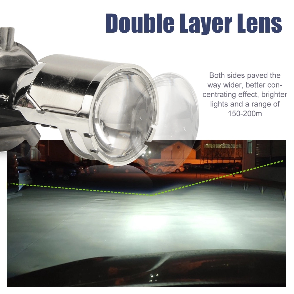 Auto Lighting System Self-Contained Collecting Cup Dual Layers Car Truck H4 LED Headlight