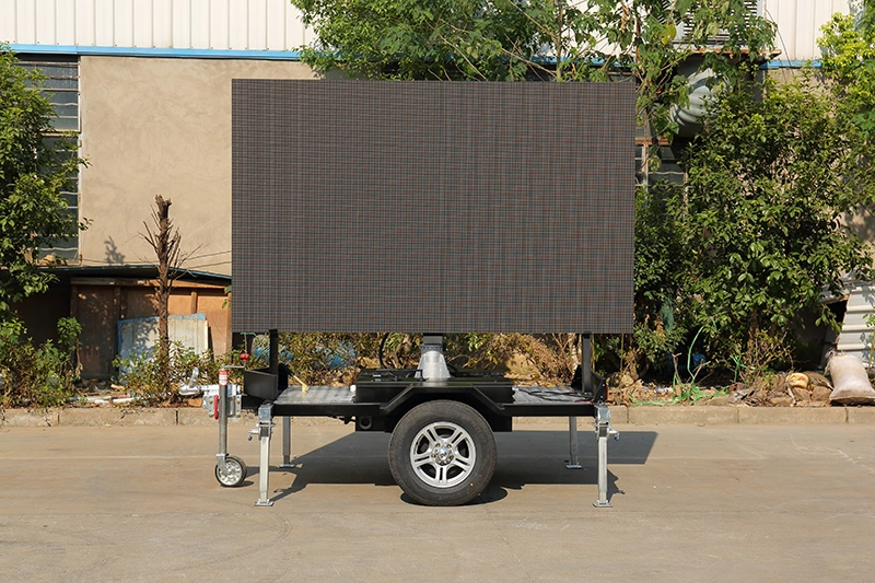 P4.81 Outdoor Advertising Video Full Color LED Display Trailer with Hight Resolution
