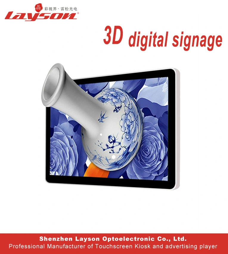 55 Inch LCD Display Ad Player HD LED Advertising Digital Touching, Network WiFi Digital Signage