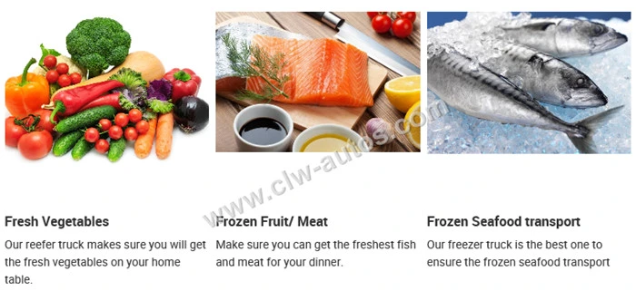 Refrigerator Van Lorry Truck Freezer Box Truck Cooling Van Truck for Meat Fish and Vegetable