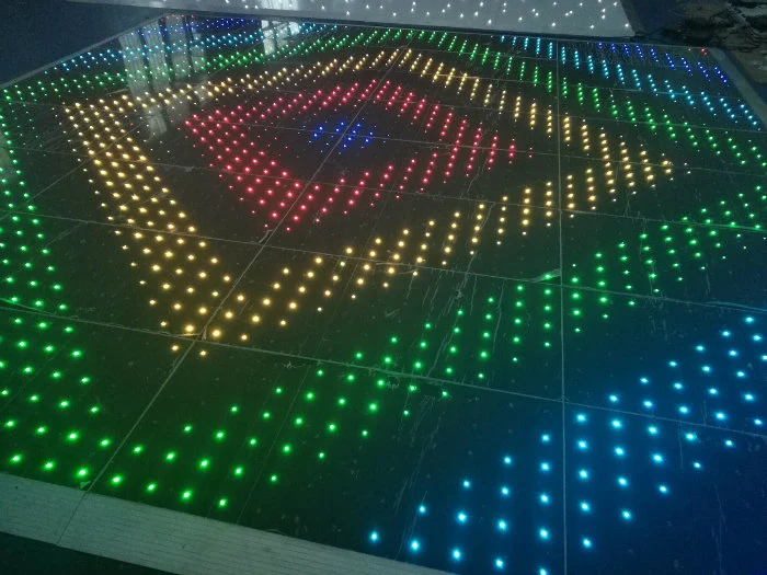 Interactive Full Color LED Video Dance Floor Showing Patterns LED Video Dance Panel for Sale
