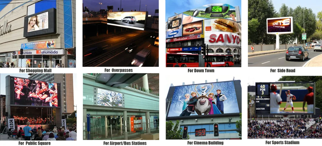 P5mm Die-Casting Back Service Classic Outdoor Fixed LED Advertising Billboards