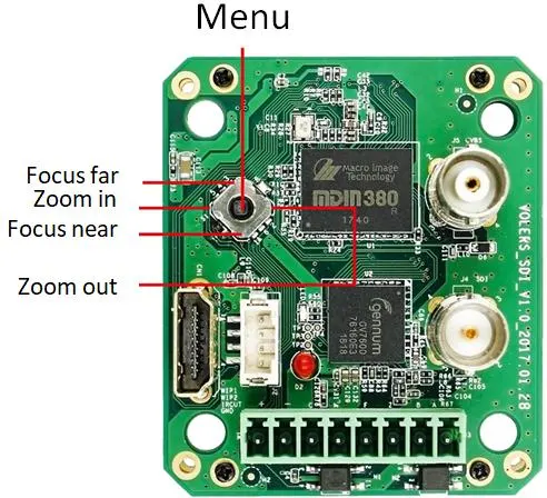 3-in-1 Code Control Board Convert Lvds to 3G-SDI/HDMI/Cbvs Tail Board