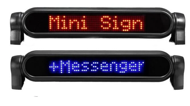 12V Car Electronic Scrolling Sign Message LED Display Programmable W/ Remote