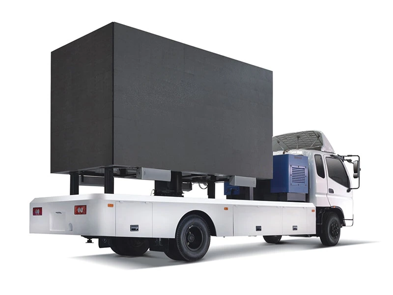 P4 High Definition Full Color Advertising Outdoor LED Display Truck