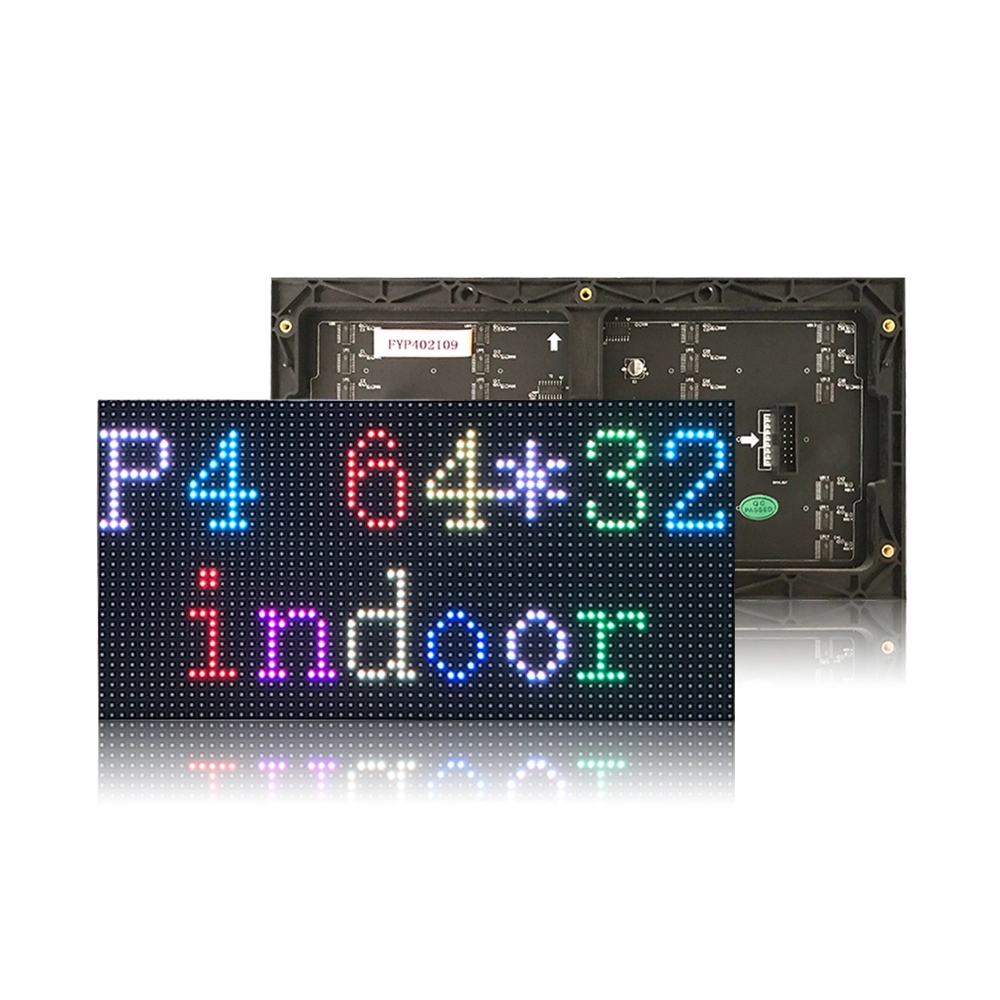 DC 48V LED Display P4 LED Sign Indoor with 768mmx128mm for Truck/Metro/Car