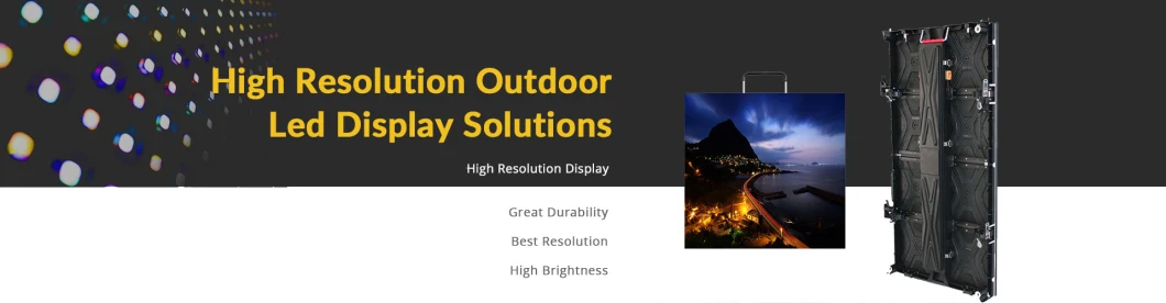 P4.81 Full Color Waterproof LED Screen Lightweight Rear Access Outdoor Rental LED Display with Hanging