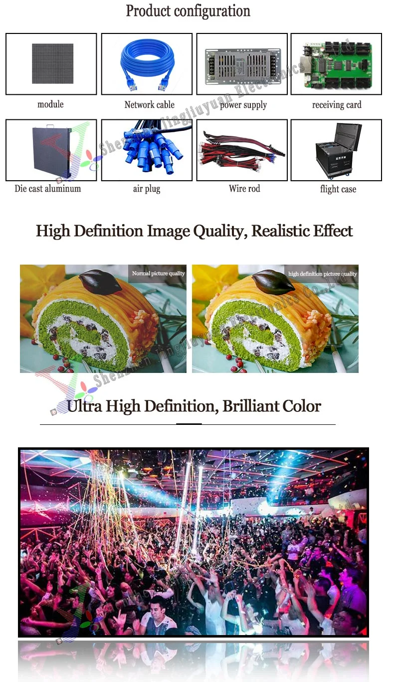 High Definition LED Video Wall Screen P2.5 Indoor LED Rental Screen LED Screen Panel