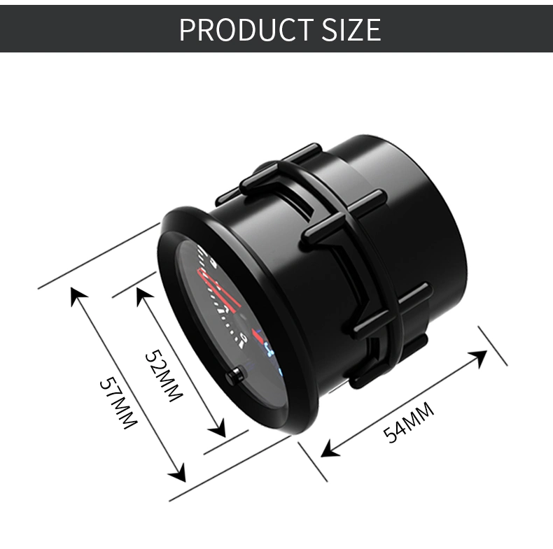 Universal 2 Inch 52mm Tachometer Tach Rpm Gauge Digital 7 Color LED Display Car